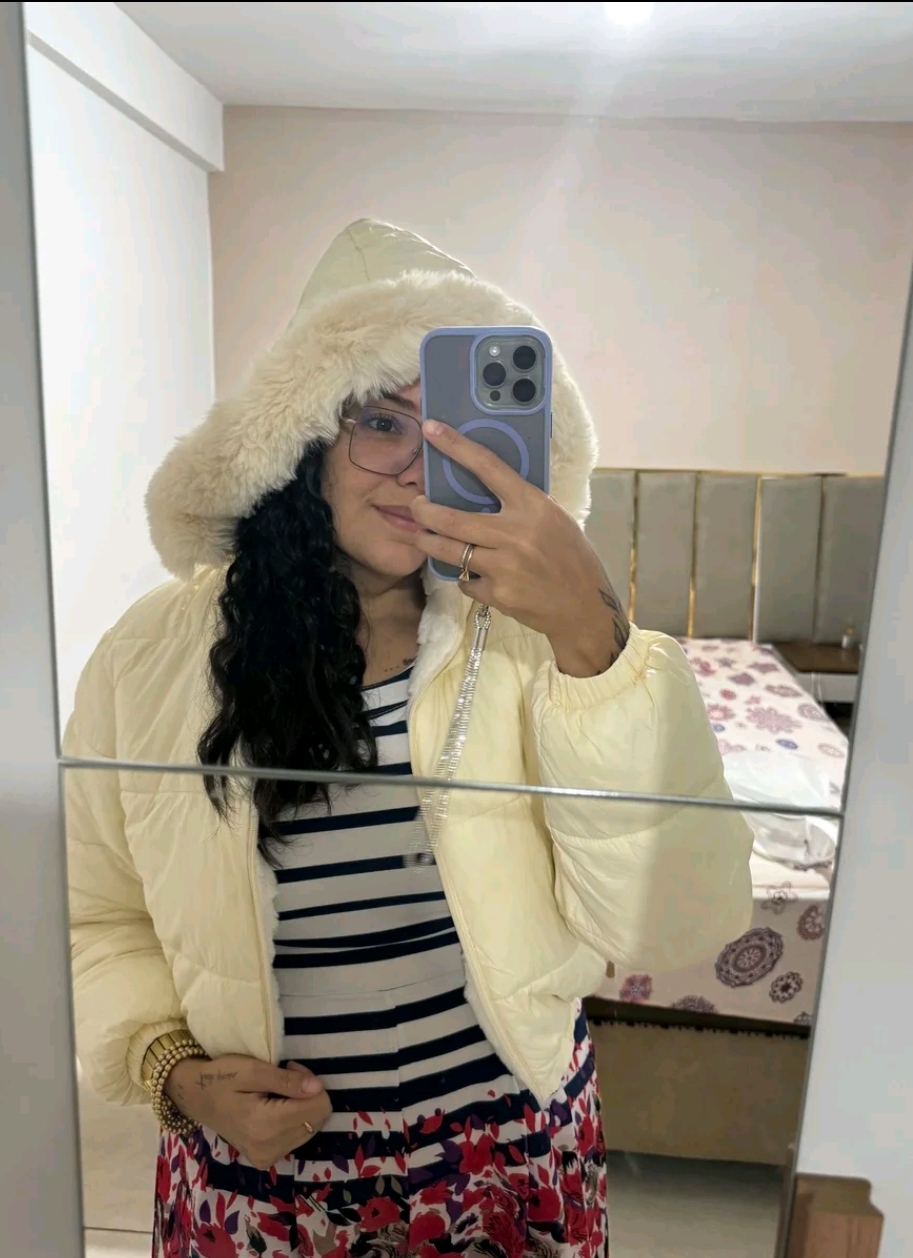 Jaqueta Dupla Face Peluciada — look de cliente